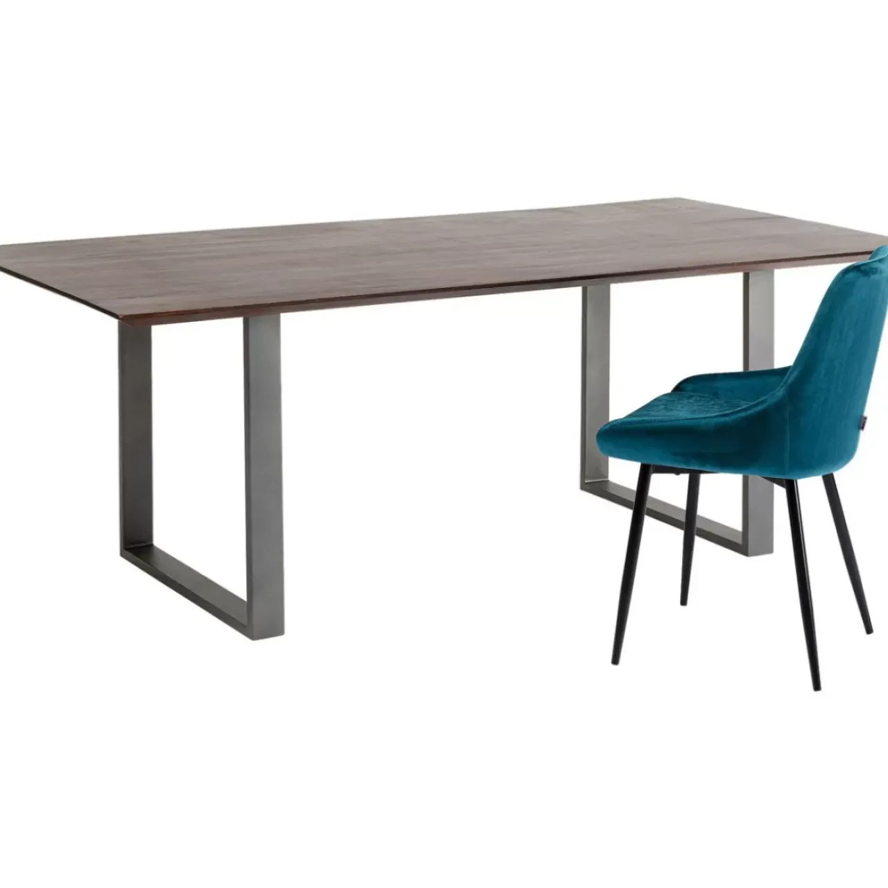 KARE Design Tische-Tisch Symphony Dunkel Rohstahl 160X80