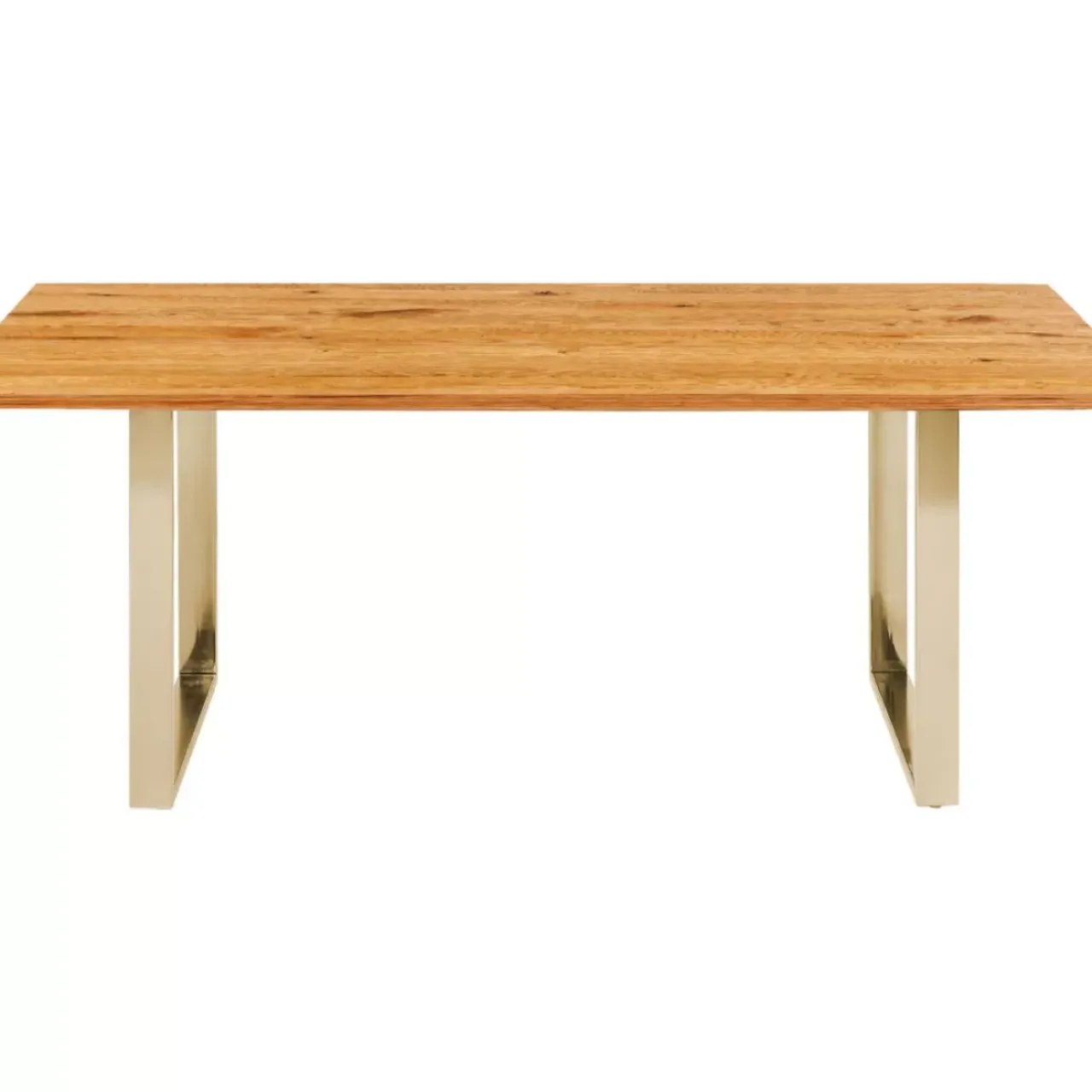 KARE Design Tische-Tisch Symphony Eiche Messing 200X100
