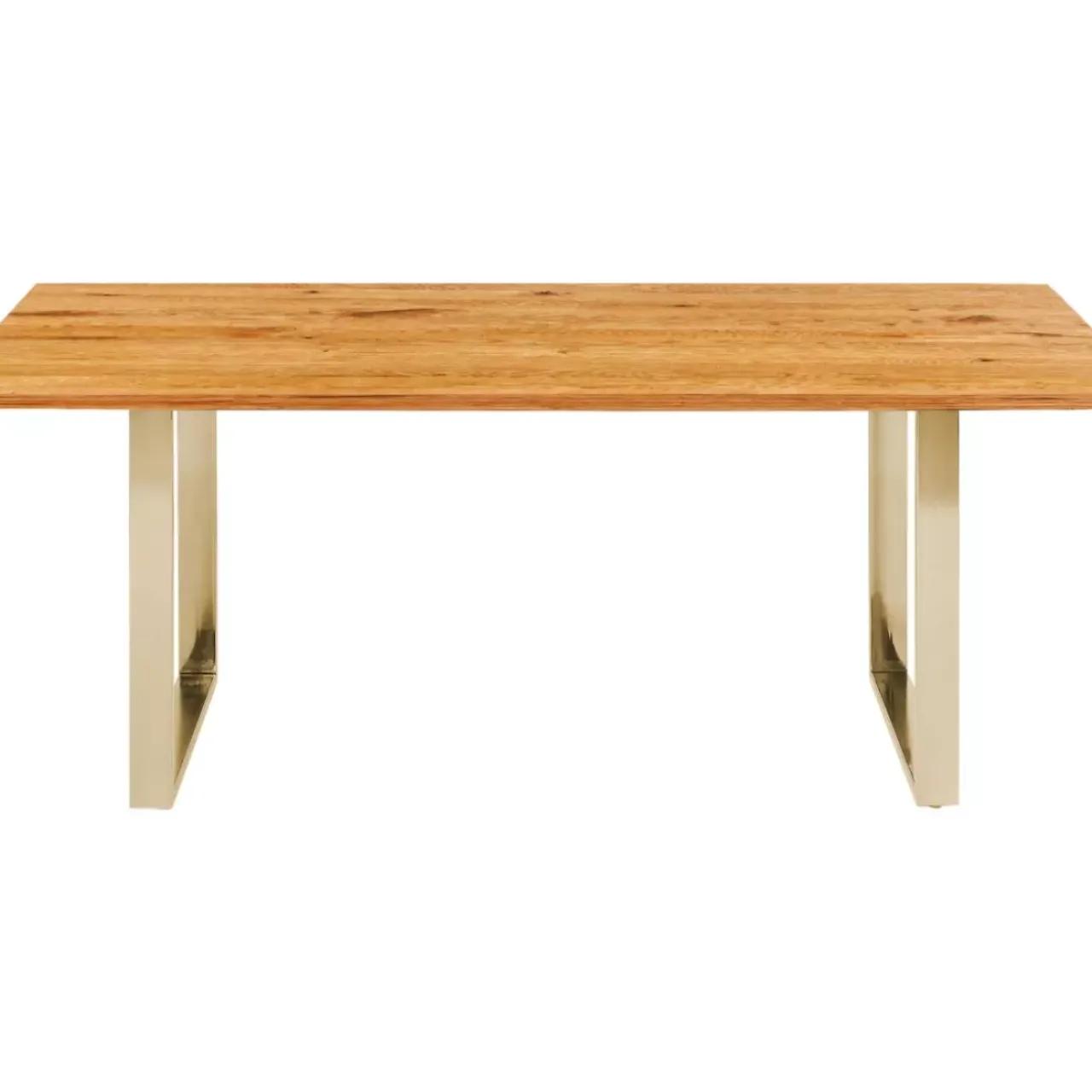 KARE Design Tische-Tisch Symphony Eiche Messing 160X80