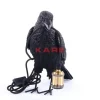 KARE Design Tischleuchten-Tischleuchte Animal Crow Matt Schwarz