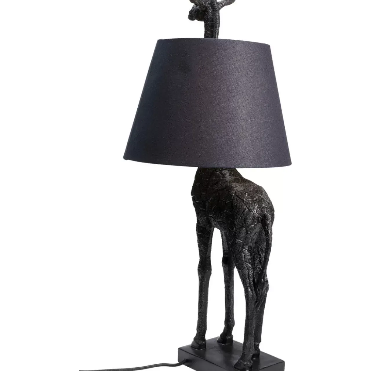 KARE Design Tischleuchten-Tischleuchte Animal Giraffe Matt Schwarz