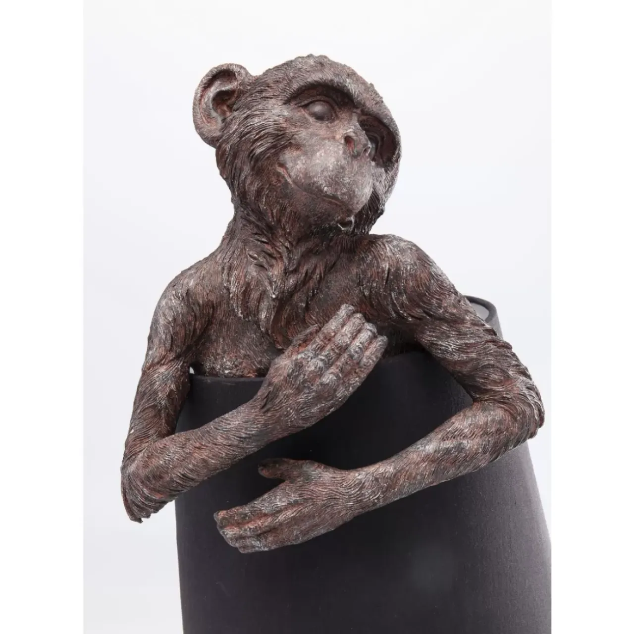 KARE Design Tischleuchten-Tischleuchte Animal Monkey Braun Schwarz