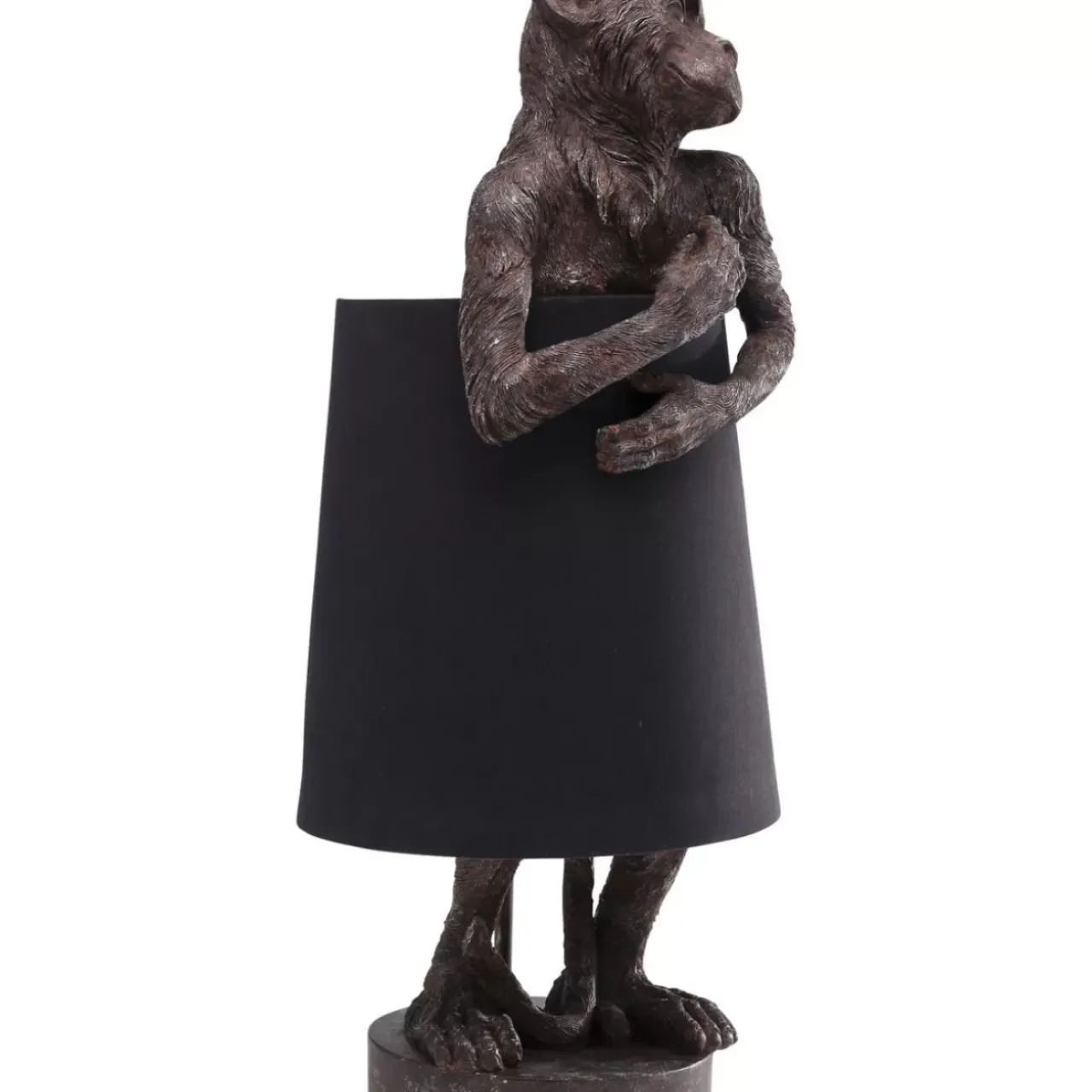 KARE Design Tischleuchten-Tischleuchte Animal Monkey Braun Schwarz