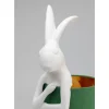 KARE Design Tischleuchten-Tischleuchte Animal Rabbit Weis/Grun 68Cm