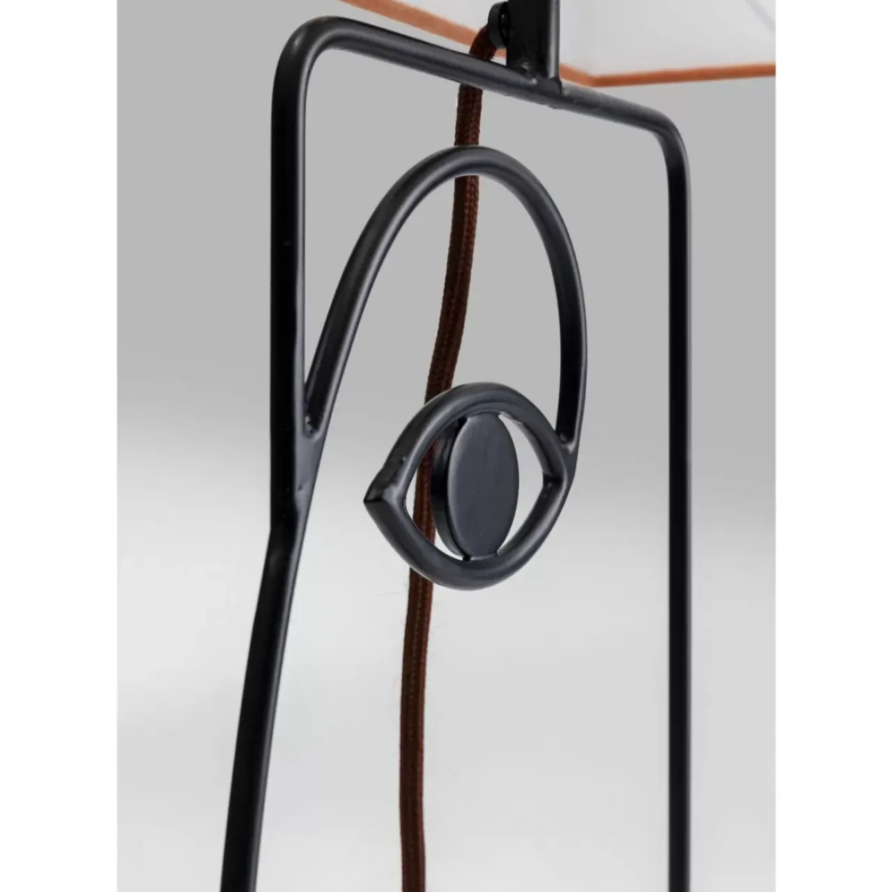 KARE Design Tischleuchten-Tischleuchte Face Wire Orange