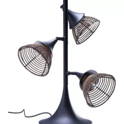 KARE Design Tischleuchten-Tischleuchte Rattan Tre