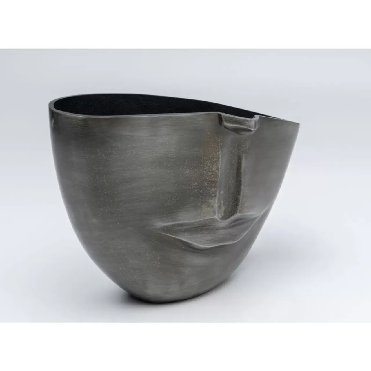 KARE Design Vasen-Vase Half Face Anthrazit 31Cm