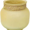 KARE Design Vasen-Vase Isola Storm Gelb 18Cm