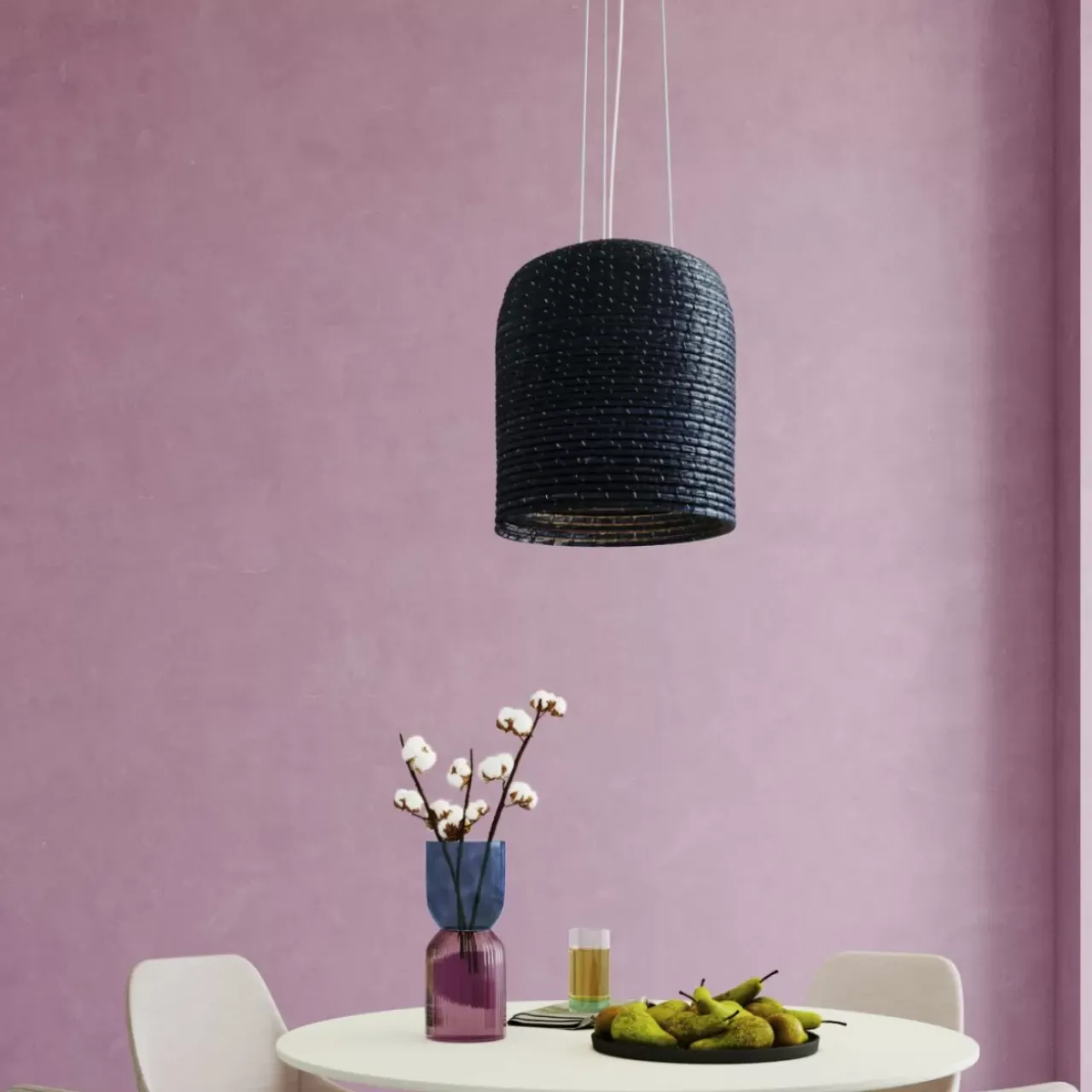 KARE Design Vasen-Vase Marvelous Duo Blau Lila 40Cm