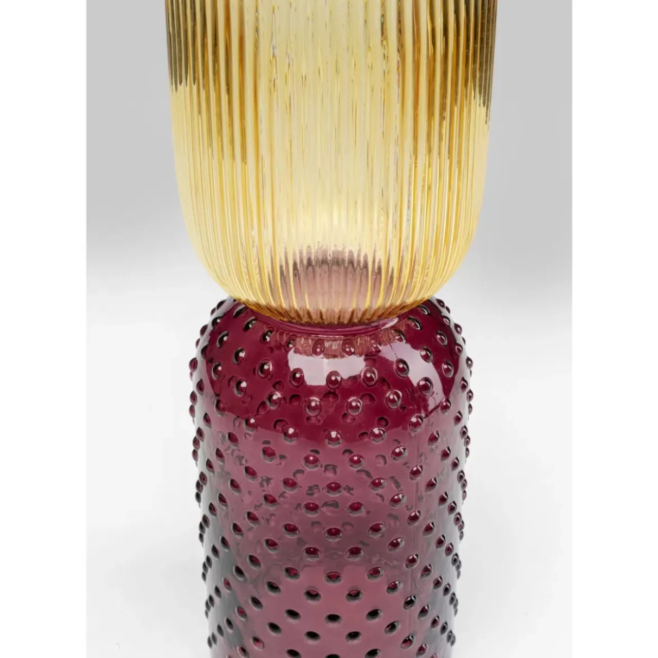 KARE Design Vasen-Vase Marvelous Duo Gelb Lila 38Cm