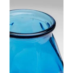 KARE Design Vasen-Vase Origami Blau 35Cm
