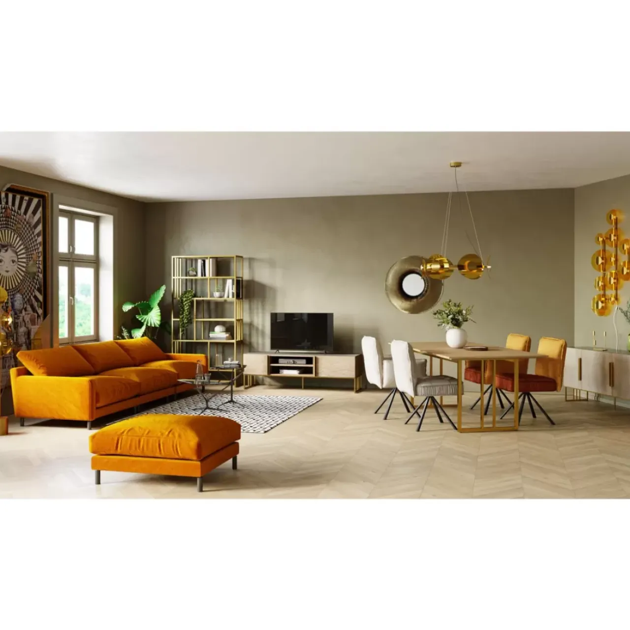 KARE Design Wandleuchten-Wandleuchte Mariposa Brass 116X198Cm