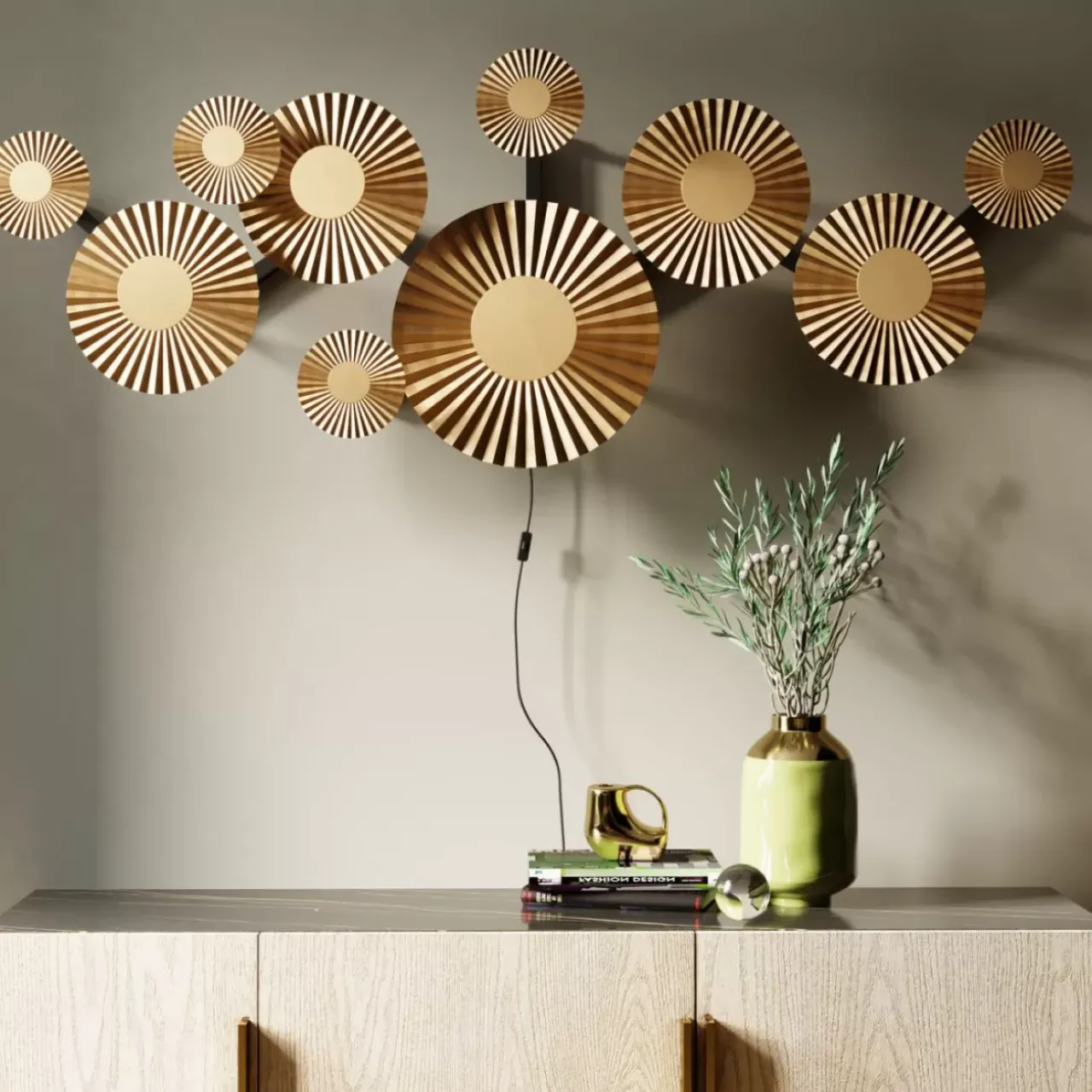 KARE Design Wandleuchten-Wandleuchte Soles 160X60Cm