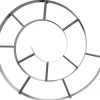 KARE Design Regale-Wandregal Snail Silver Grau
