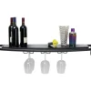KARE Design Regale-Wandregal Treviso Schwarz 120X10Cm