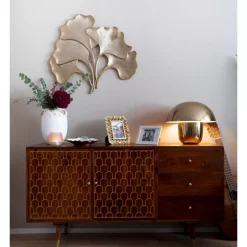 KARE Design Bilder-Wandschmuck Ginkgo Gold Gros