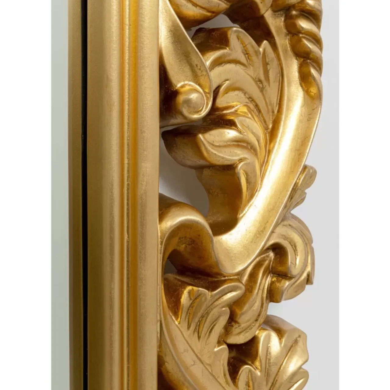 KARE Design Spiegel-Wandspiegel Baroque Valentina Gold 100X190Cm
