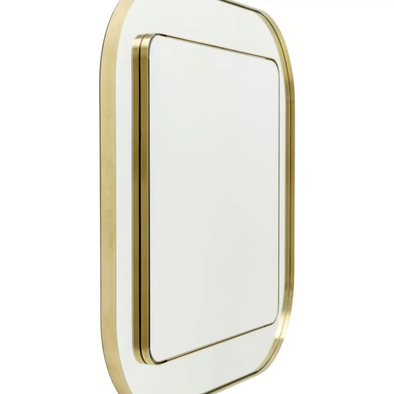 KARE Design Spiegel-Wandspiegel Double Row 80X80Cm