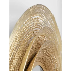 KARE Design Spiegel-Wandspiegel Gold Wire O61Cm