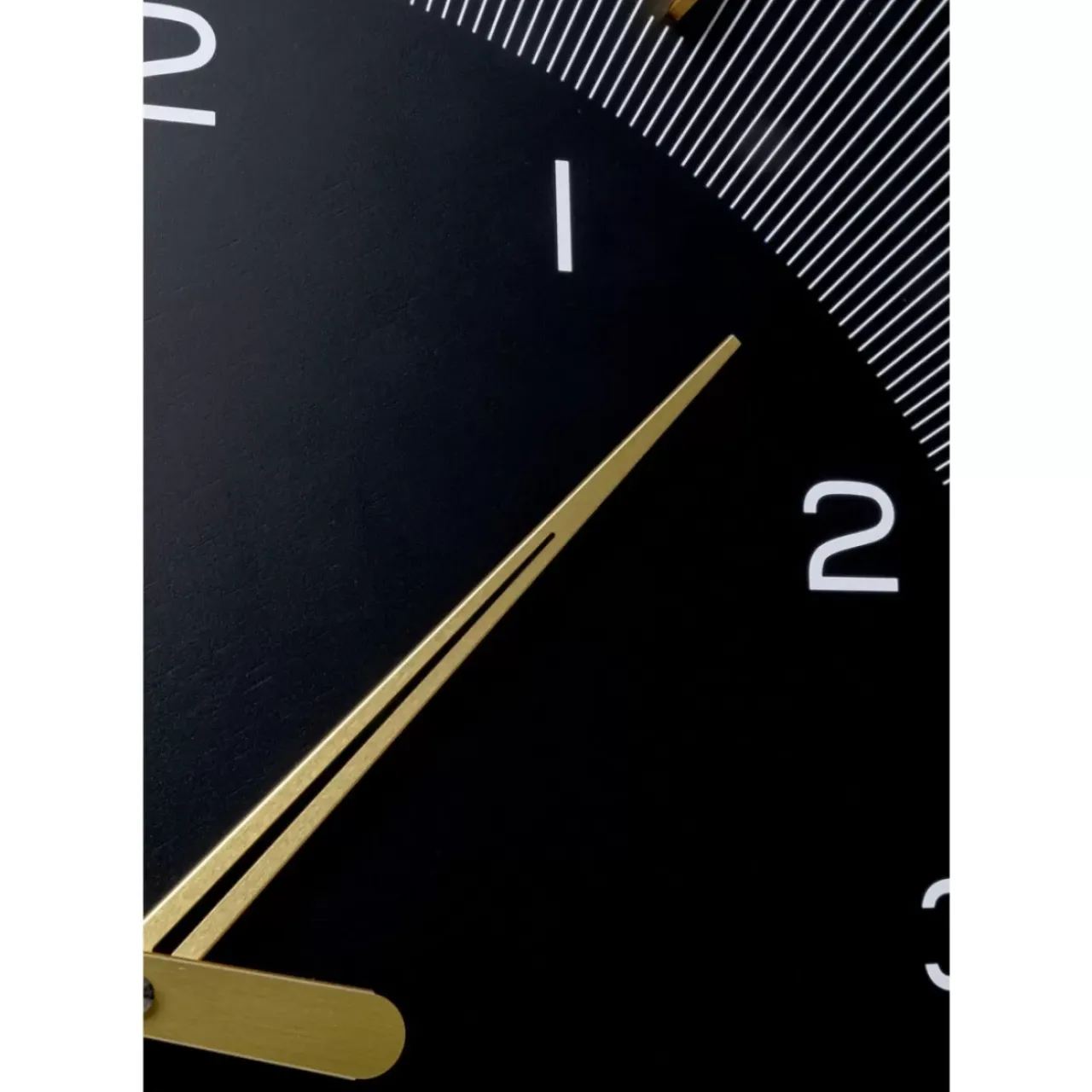 KARE Design Uhren-Wanduhr Lio Schwarz O60