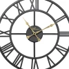 KARE Design Uhren-Wanduhr Roman Schwarz O41Cm