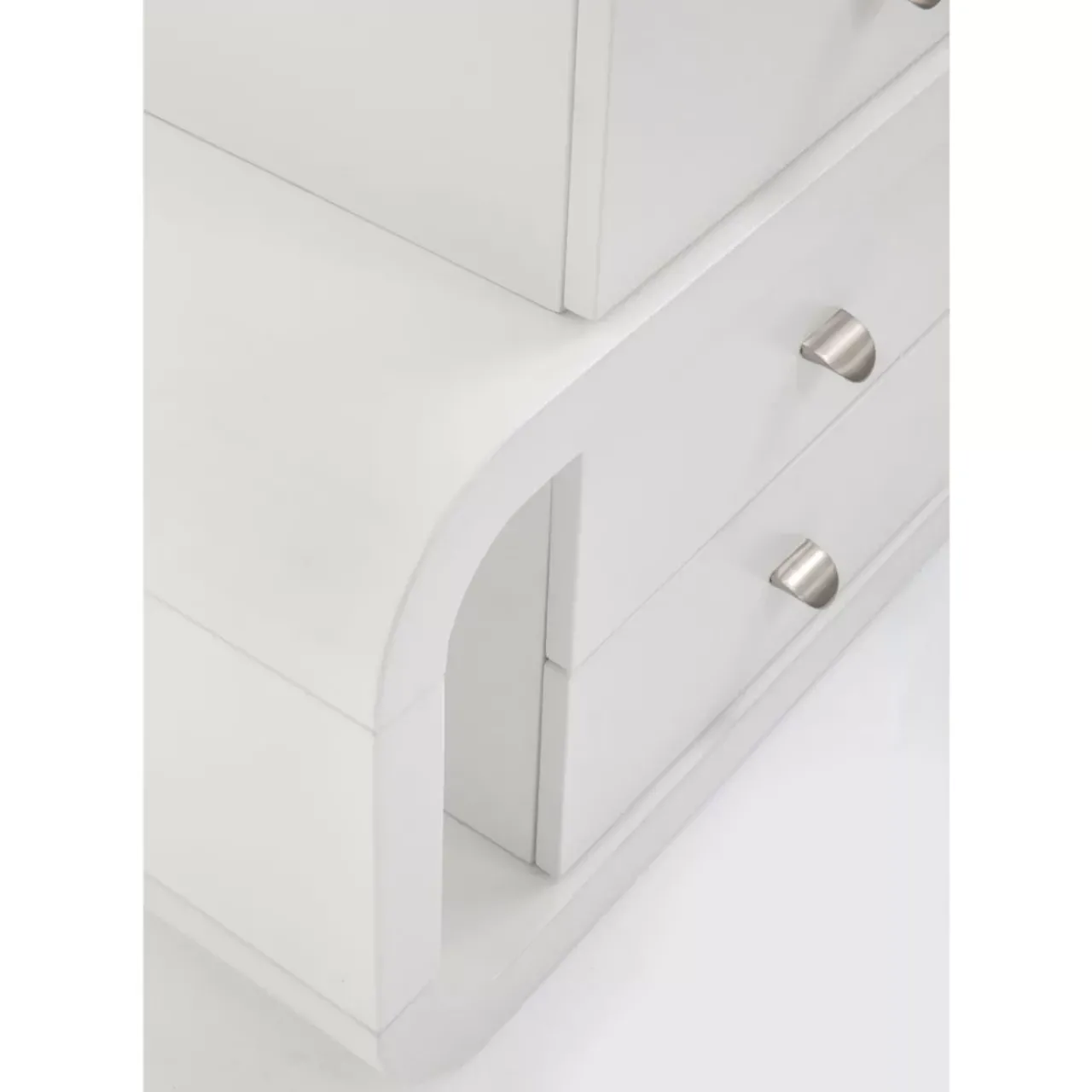 KARE Design Tische-White Club Schreibtisch Snake 150X70Cm