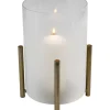 KARE Design Kerzenständer & Laternen-Windlicht Pillar Steam 25Cm